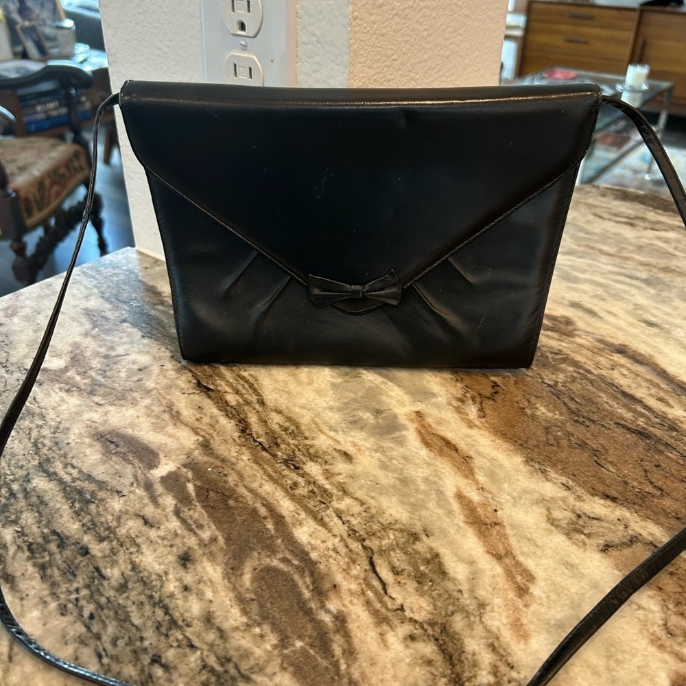 VINTAGE Musa made in Brazil Black Bag (slight wear, see photos)